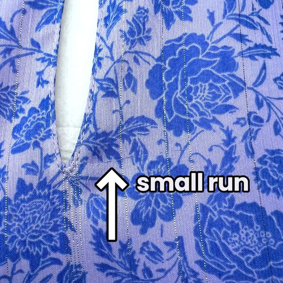 J.Crew Floral Blouse Ruffle Neck Keyhole Front Flowy Sleeve Medium - Picture 9 of 9